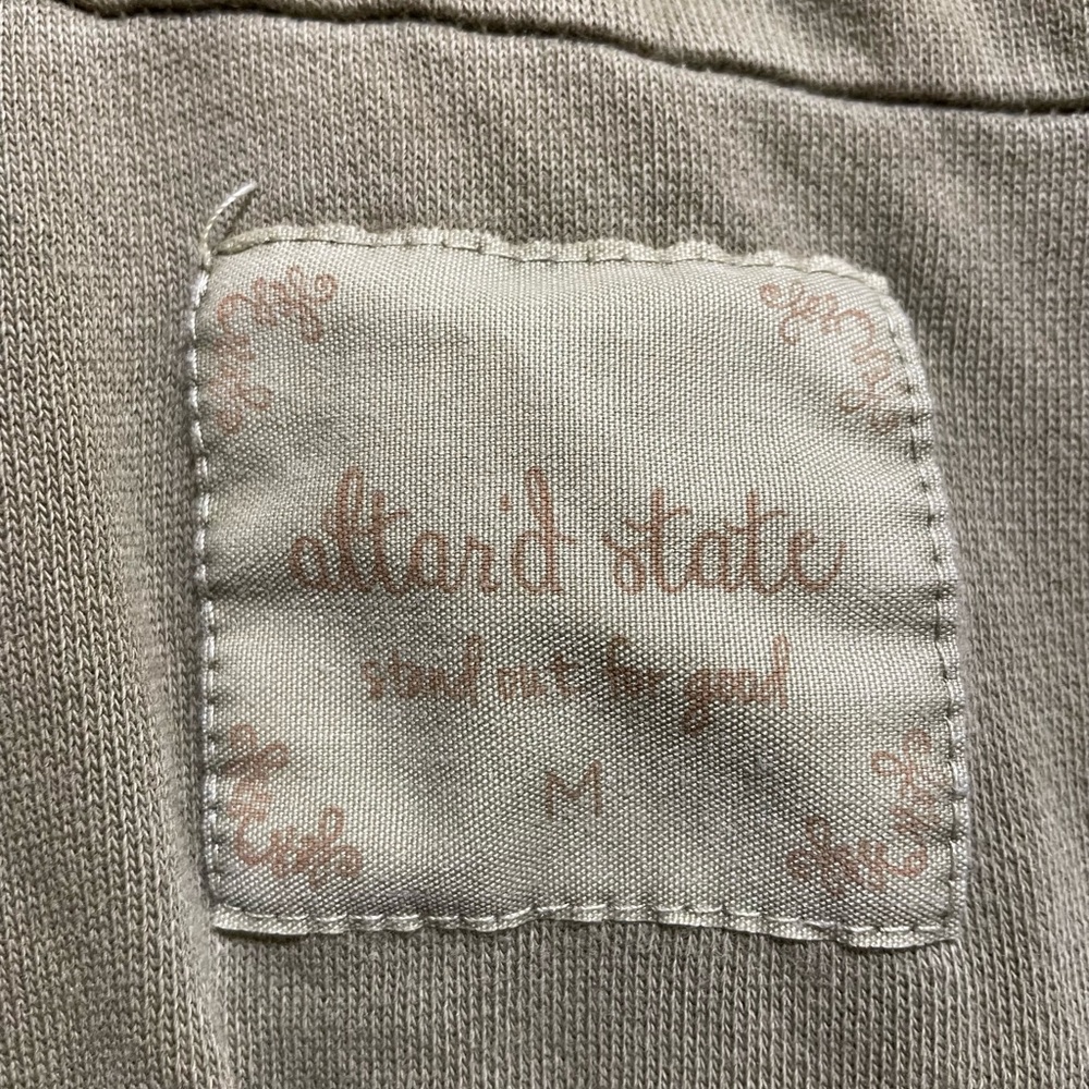 Altar’d State Army Green Off-Center Zip Jacket - Picture 4 of 4